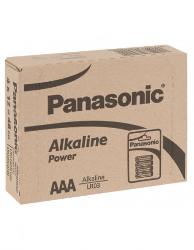 Battery Panasonic AAA 12x4