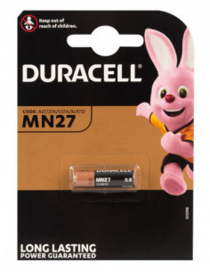 Battery Duracell 27A 10x1 2
