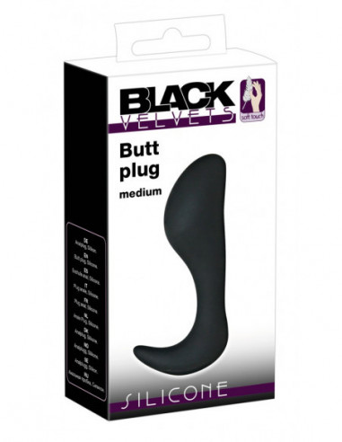 Silicone Butt Plug Black