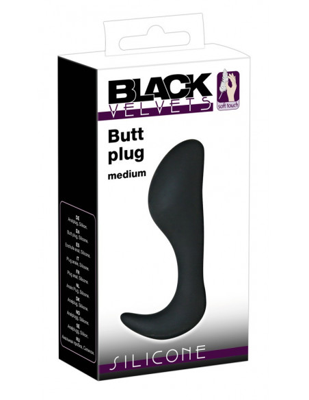 Silicone Butt Plug Black