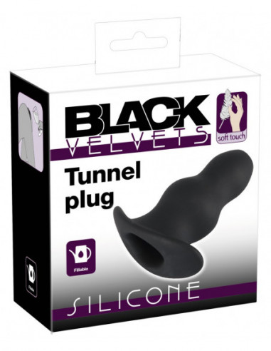 Black Velvets Tunnel Plug