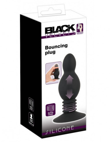 Black Velvets Bouncing Plug - Black...