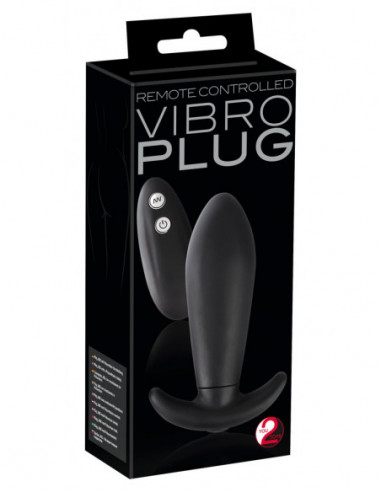 Y2T Black RC Vibro Plug