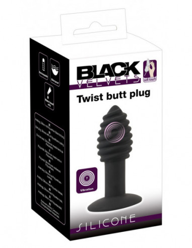 Black Velvets Twist butt plug