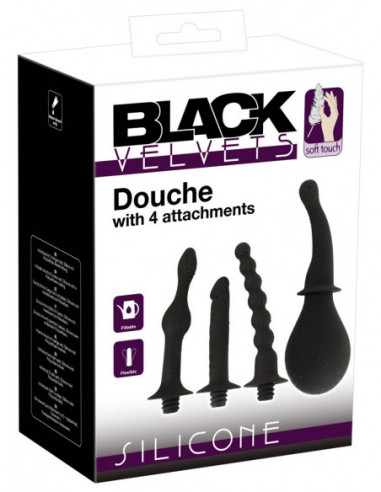 Black Velvets Douche with 4 at