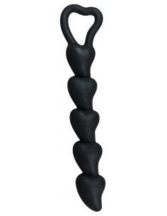 Black Velvet Anal Beads 2