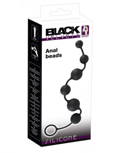 Black Velvets Anal Beads