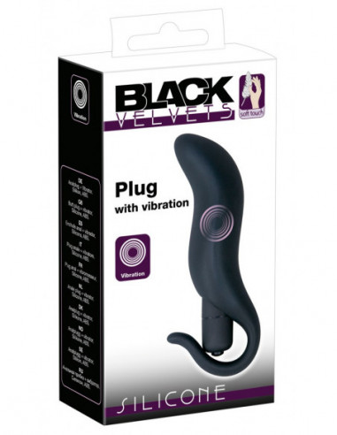 Black Velvet Plug and Vibration