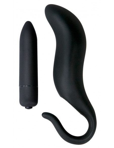 Black Velvet Plug and Vibration