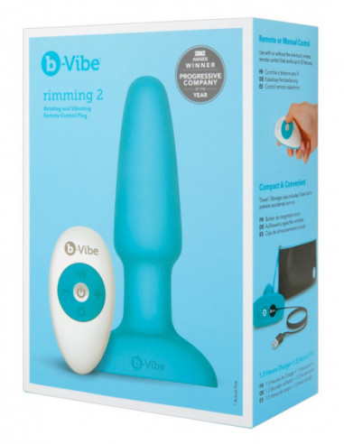 b-Vibe rimming Plug Blue