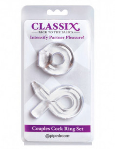 C Couples Cock Ring Set Clear
