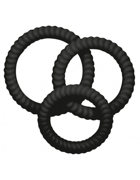 Lust 3 Cock Rings black