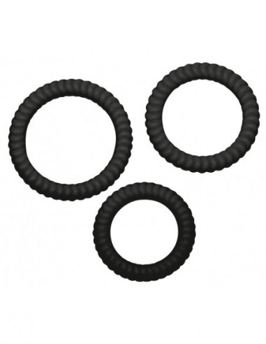 Lust 3 Cock Rings black