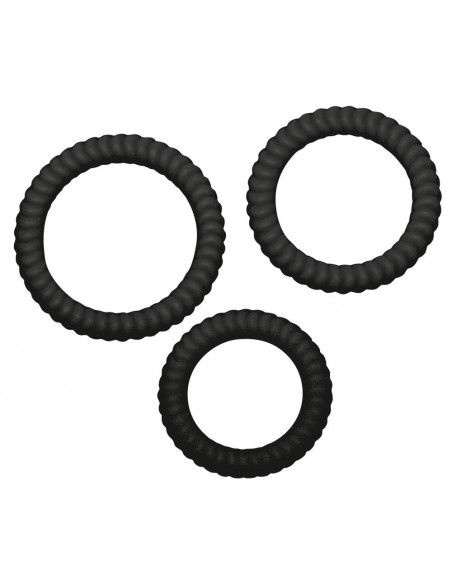Lust 3 Cock Rings black