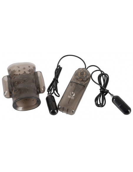 Cock Sleeve with vibration - You2Toys - Grigio