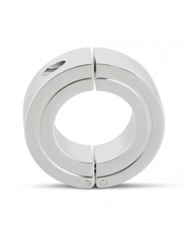 Rebel Lockable Ball Stretcher - Rebel - argento (cod. 807)