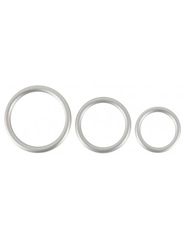 Metallic Silicone Cock ring se