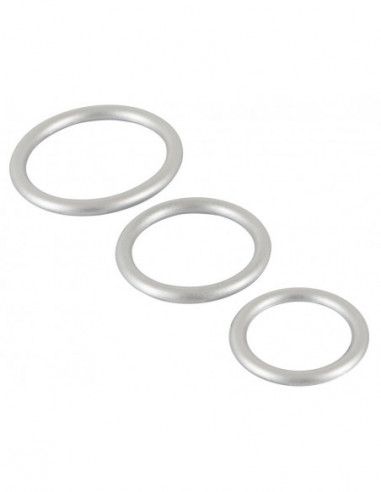 Metallic Silicone Cock ring se