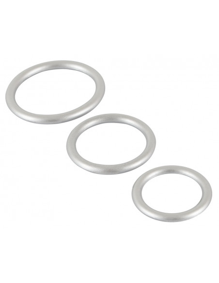 Metallic Silicone Cock ring se
