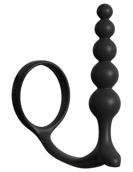 FFE Ball Cinch w Anal Bead Bla