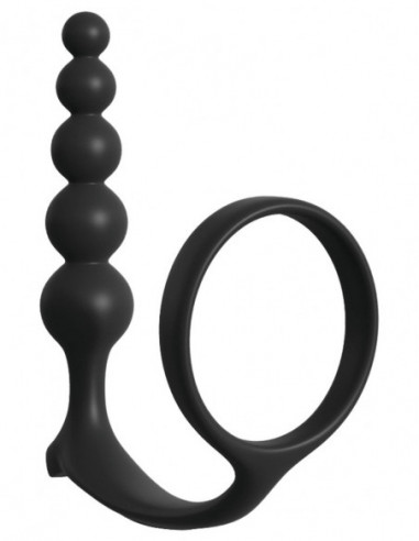FFE Ball Cinch w Anal Bead Bla