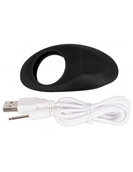 Lust Vibrating Cock Ring Black