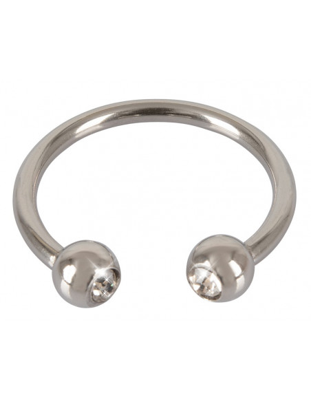 Rebel Glans Ring Silver
