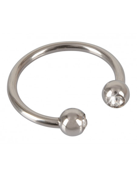 Rebel Glans Ring Silver