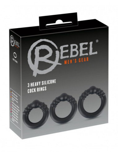 Rebel Silicone Steel Rings