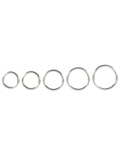 Bad Kitty Set of 5 Metal Rings 2