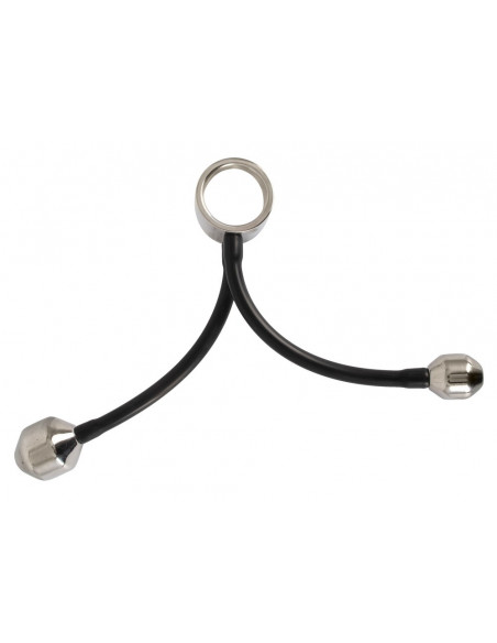 Heavy gear cock ring and ass plugs