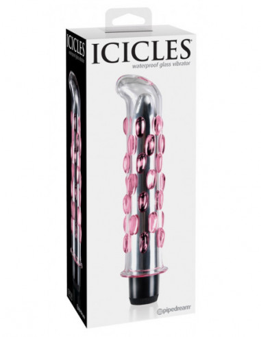 Icicles No. 19 Clear/Pink