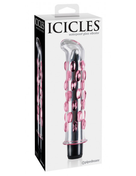 Icicles No. 19 Clear/Pink