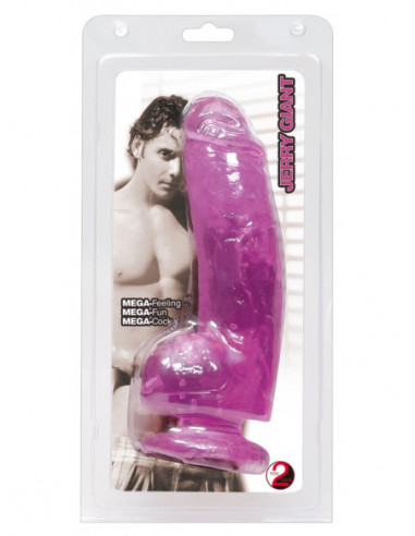 Jerry Giant Dildo clear pink