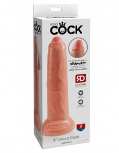 King Cock 9in. Uncut - Flesh