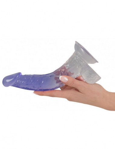 Crystal Clear Curved Dildo