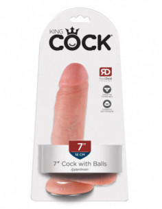 King Cock with balls 7 inch