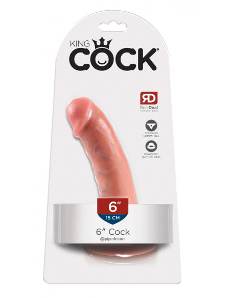 King Cock 6 inch Flesh