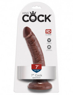 King Cock 7 Cock Brown