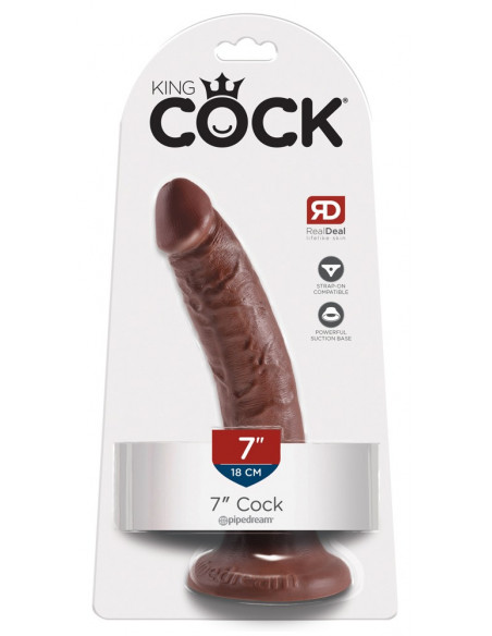 King Cock 7 Cock Brown