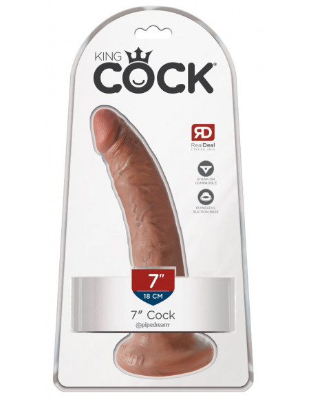 King Cock 7 Cock Tan