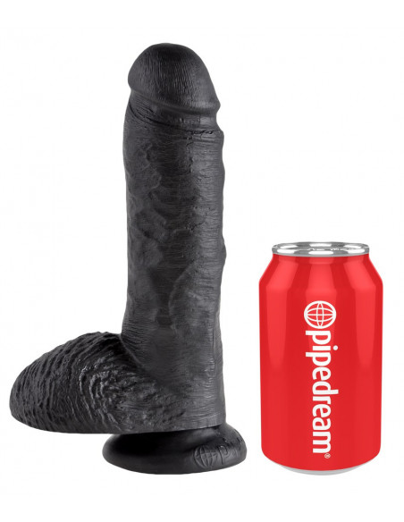 King Cock 8 Cock w balls dark