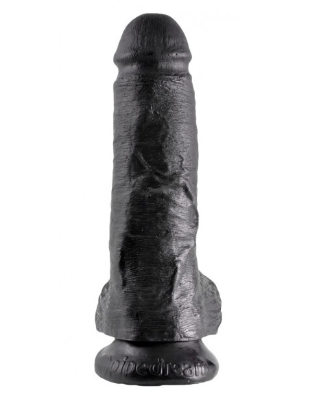 King Cock 8 Cock w balls dark