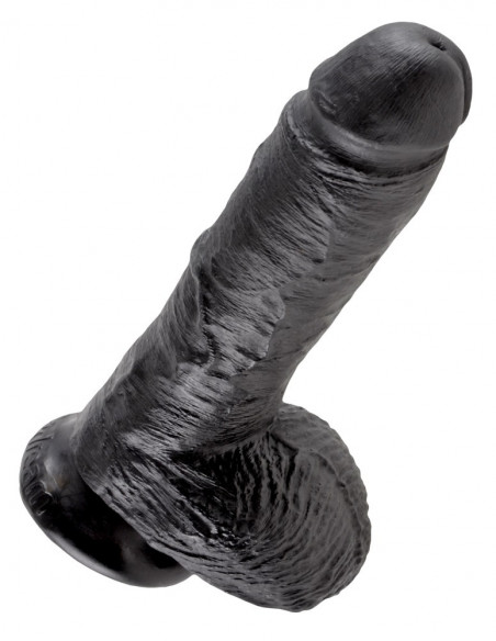 King Cock 8 Cock w balls dark