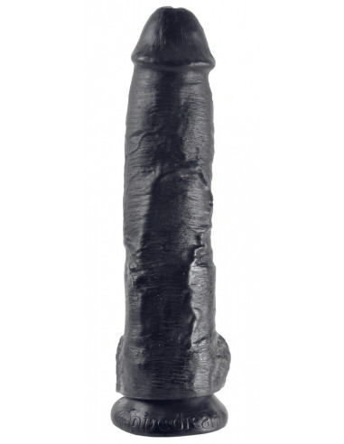 King Cock 10 inch Balls Black