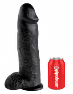 King Cock 12 inch Balls Black 2