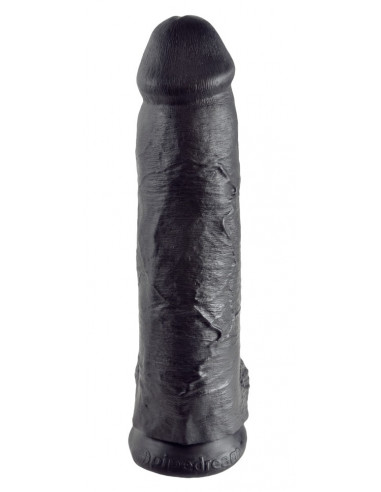 King Cock 12 inch Balls Black