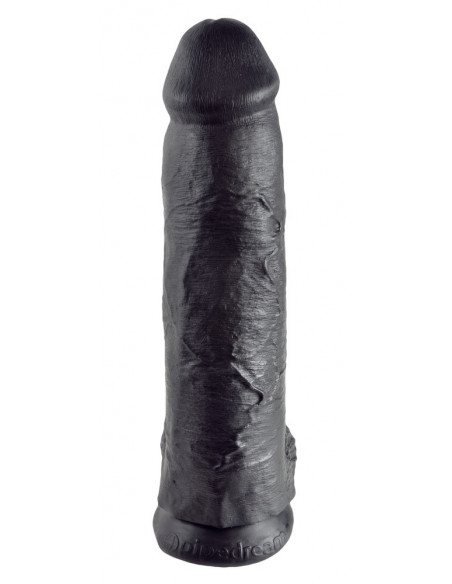 King Cock 12 inch Balls Black