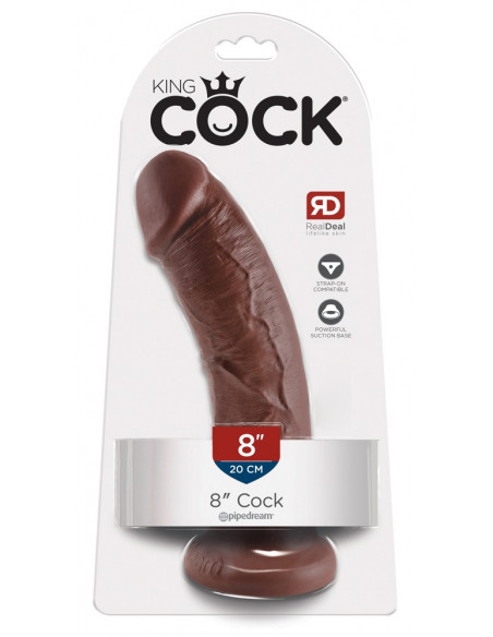 King Cock 8 Cock Brown