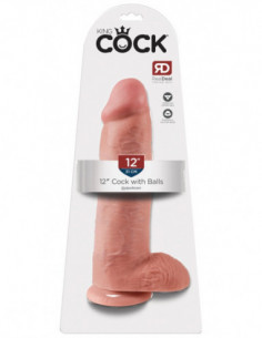 King Cock with balls 12 inch